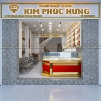 Thiết Kế Tiệm Vàng Kim Phúc Hưng, Vĩnh Long với 30m2